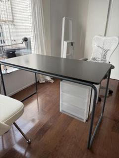 無印良品 THONET トーネットコラボ デスク 机 ダークグレー 無印良品 THONET トーネットコラボ デスク 机 ダークグレー