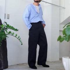 週末限定価格！ 【極美品】YLÈVE イレーヴ チノパンツ ワイドパンツ 2025年最新】yleve パンツの人気アイテム - メルカリ