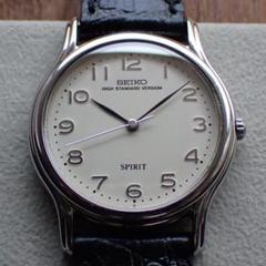 1988年製 セイコー SEIKO SPIRIT アラビア全数字ダイヤル 腕時計