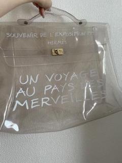 HERMES クリアバック　ショルダー紐有り