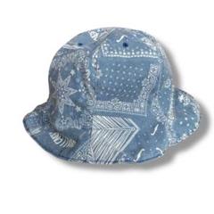 値下げ超レアCHALLENGER キャスケット CHALLENGER / BANDANA BUCKET HAT -Navy-