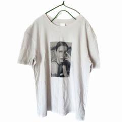 H&M 半袖 女性 プリント Tシャツ グレー コットンのサムネイル