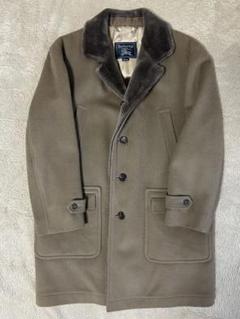 BURBERRY ブラウン ウール ピーコート　美品 Burberry ウールブレンド ピーコート 通販 - FARFETCH