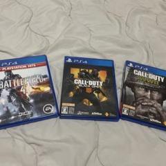 PS4 ゲームセット バトルフィールド4 コールオブデューティ