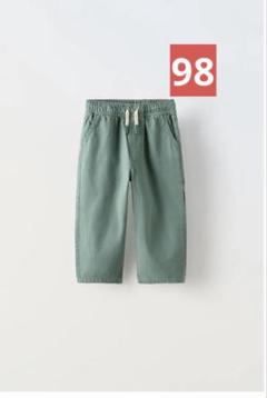 ZARA Baby カーペンターパンツ　グリーン98cm