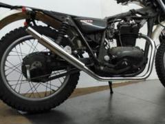 ２５０ＴＲマフラーステンレス製ファネルタイプの出品です。ダウンタイプ 250TRマフラーステンレス製ファネルタイプの出品です