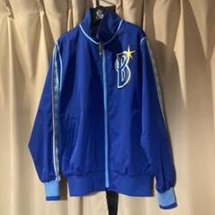 値下げデサント　横浜DeNA ベイスターズ青 ジップアップジャケット　日本一 値下げデサント 横浜DeNA ベイスターズ青 ジップアップ