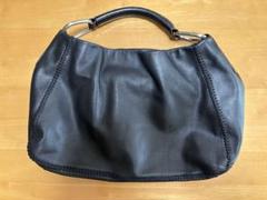 SAZABY サザビー ハンドバッグ ショルダーバッグ レザー ブラック　本革