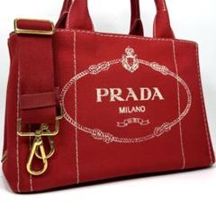 超美品　PRADA カナパ 黒 ギンガムチェック　限定　白ステッチ　ショルダー付 超美品 PRADA カナパ 黒 ギンガムチェック 限定 白ステッチ