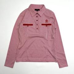 極美品 キャロウェイ 長袖 ポロシャツ ゴルフ レディース 刺繍 L
