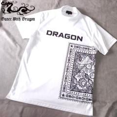 登場! ダンスウィズドラゴン】人気ペイズリー柄デザイン 半袖ゴルフ メンズウェア