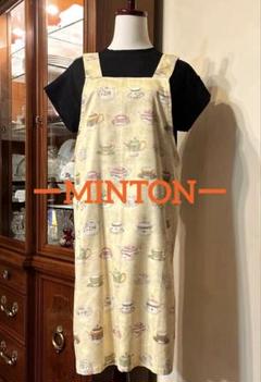 MINTON カッププリントエプロン ベージュ MINTON ミントン エプロン 新品タグ付き - メルカリ