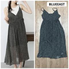 新品　BLUEEAST ブルーイースト　キャミワンピース　ブラック　透け感