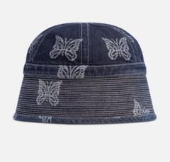 Needles チェック柄 アウトドアハット サイズL Bucket Hat - Poly Ripstop(L(MEN) Black/ブラック): NEEDLES