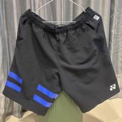 バドミントン　ヨネックス　NTT東日本モデル　ハーフパンツ　黒青 バドミントン ヨネックス NTT東日本モデル ハーフパンツ 黒青