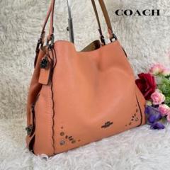 美品✨ コーチ ティー ローズ ミックス バッグ チャーム 保存袋付き COACH（コーチ）の「ティー ローズ バッグ チャーム