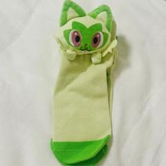 ポケモン ニャオハ 靴下 マスコット付きソックス