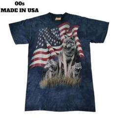 【00s・アメリカ製】THE MOUNTAIN 半袖 タイダイ プリントTシャツ