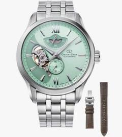 ORIENT STAR 自動巻き 時計 緑色