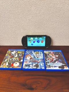 【美品】PS Vita本体 + ゲームソフト3本セット