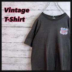 【企業ロゴ】90sヴィンテージダイナー系アートTシャツ アメ車ファイアーパターン