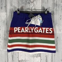 PEARLY GATES ストライプ ゴルフスカート