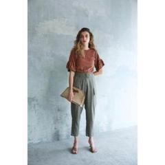 MOUSSY BELTED CARGO カーゴパンツ テーパード リネン