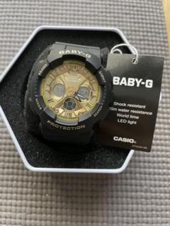 BABY-G ブラック×ゴールド BABY-G G-SHOCKデザインインスパイア BA-110X-1AJF レディース