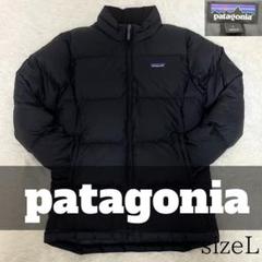 極美品 大きいpatagonia パタゴニア ロゴ 刺繍 ダウンジャケット