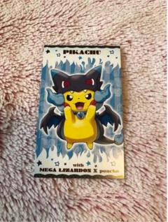 メガキャンペーン第1弾 ポンチョを着たピカチュウ名刺カード メガリザードン メガキャンペーン第1弾 ポンチョを着たピカチュウ名刺カード