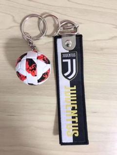 サッカー　ユベントス　Juventus 3Dボール　セット　キーホルダーのサムネイル