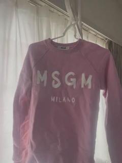 【極美品】MSGM MILANO スウェット ピンクロゴ トレーナー 極美品】MSGM MILANO スウェット ピンクロゴ トレーナー - メルカリ