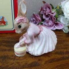 【売約済】英国製 ロイヤルドルトン バニキンズ 花嫁さん うさぎのフィギュリン Amazon.co.jp: 英国製 ロイヤルドルトン バニキンズ レイニー