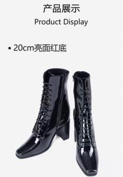 【りお】シークレットインソールブーツ　Lサイズ　コスプレ　高さ20㎝ りお様専用】シークレットインソールブーツ Lサイズ コスプレ 高