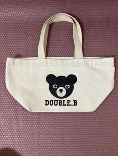 DOUBLE.B ダブルB プチベア　トートバッグ ビーくん ミキハウス 60-8230-687-1.jpg