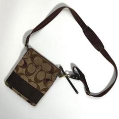 コーチ COACH ショルダーバッグ クロスボディ ミニカメラ ツイード ...