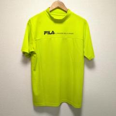 FILA フィラ モックネックシャツ イエロー L