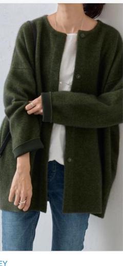 新品 未使用 洗えるニットコート 新品》BEARDSLEY 洗えるニットコート - メルカリ