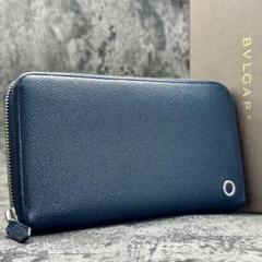 極美品 近年モデル✨ブルガリ サークルロゴ ラウンドファスナー