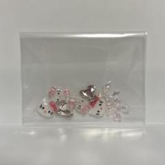 ハローキティ ネイルパーツ 濃ピンク 薄ピンクのサムネイル