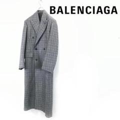 22AW BALENCIAGA バレンシアガ タータン チェック コート - メルカリ