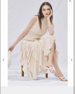 ♡Aimeine チュールフリルドッキングワンピース♡ 完売 新品タグ付 Aimeine エメイン チュールフリルドッキング