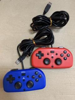 HORI PS4用 有線コントローラー 青