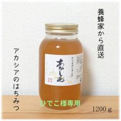 ひでこ　アカシアのはちみつ【1200g】・藤のはちみつ【300g】 ひでこ様専用 アカシアのはちみつ【1200g】・藤のはちみつ【300g