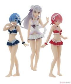 Re:ゼロから始める異世界生活☆ガシャポートレイツ☆全３種新品未使用品