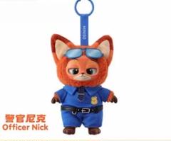 ズートピア ぬいぐるみペンダント Zootopia 警官ニック miniso