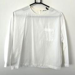 MORRIS& SONS ブラウス　ノーカラーシャツ　カットソー