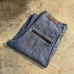 USA古着 Clench デニムパンツ ワイド baggy B系 Y2K