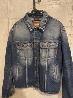 美品 DIESEL デニムジャケット Lサイズ アメカジ 古着 最終値下げ 伝説級の名作】極美品○Lサイズ相当○ディーゼル DIESEL デニム