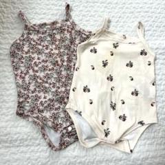 ＊新品未使用＊フルーツ柄 タンクトップ 2枚セット 3-6ヶ月
